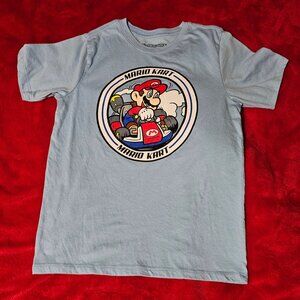 Boys Nintendo Mario Kart Short Sleeve, Graphic T-Shirt Tee Size 10/12